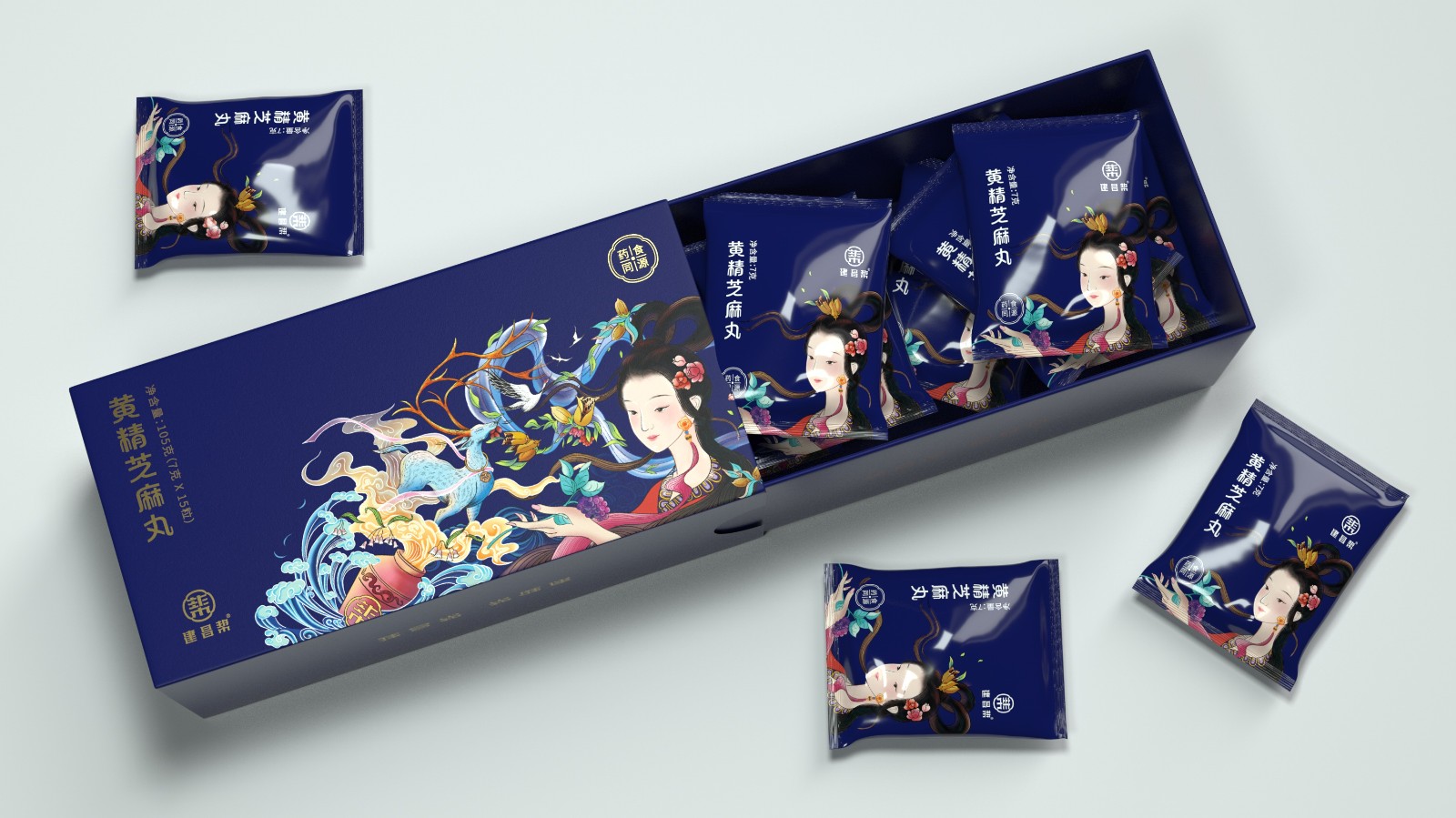 黃精芝麻丸包裝設(shè)計創(chuàng)意 黃精芝麻丸包裝設(shè)計創(chuàng)意